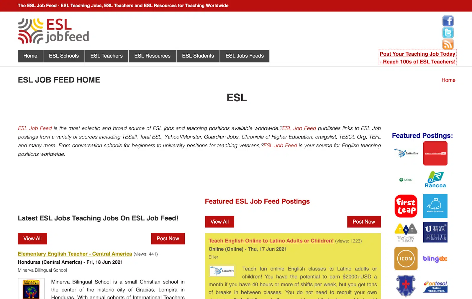 3. ESL Job Feed