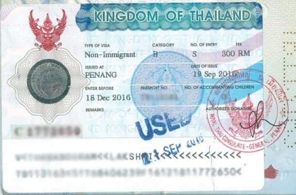 Thailand Tourist Visa Cost