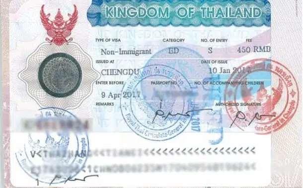 Non Immigrant ED Visa 610x378